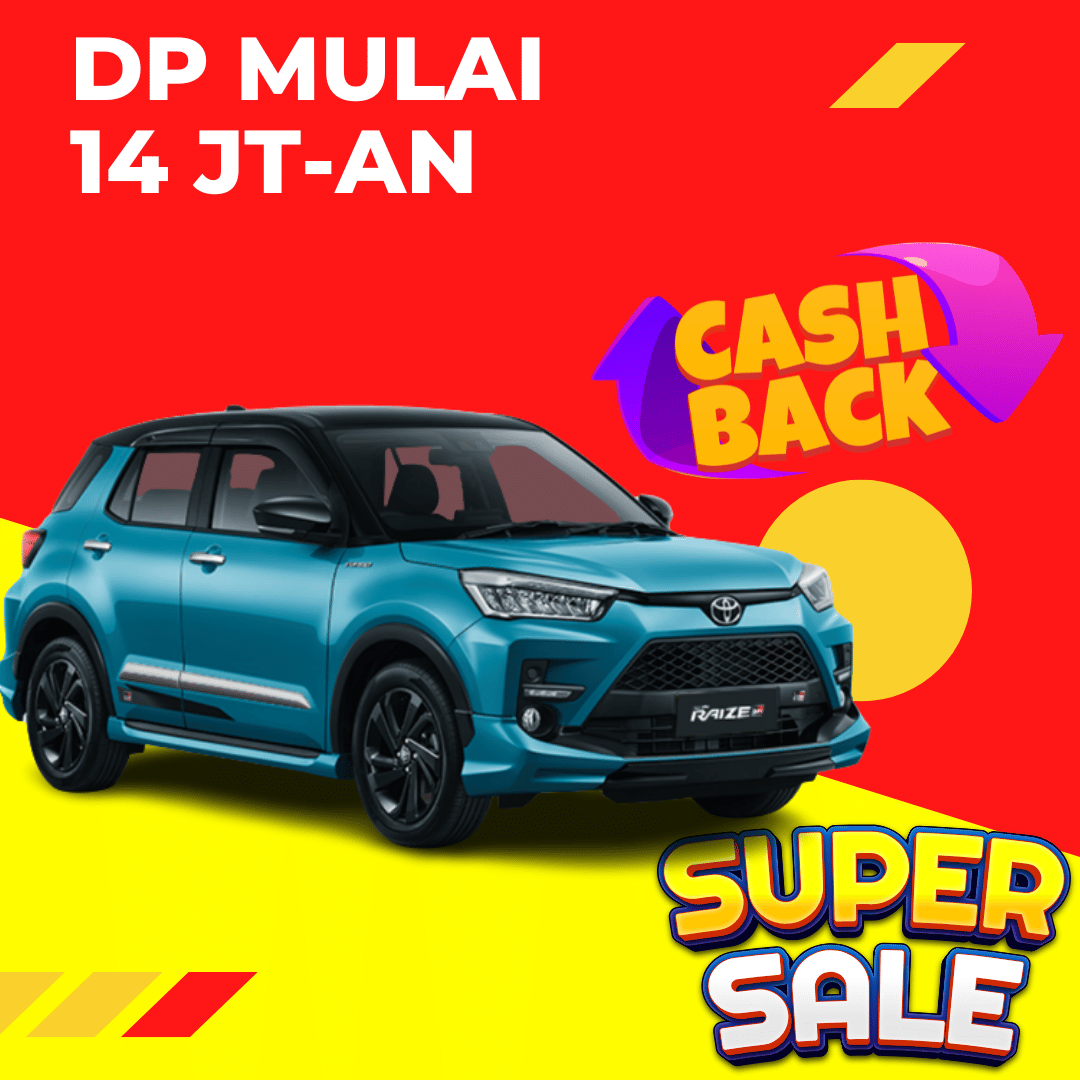 dealer toyota jakarta - harga raize - kredit raize